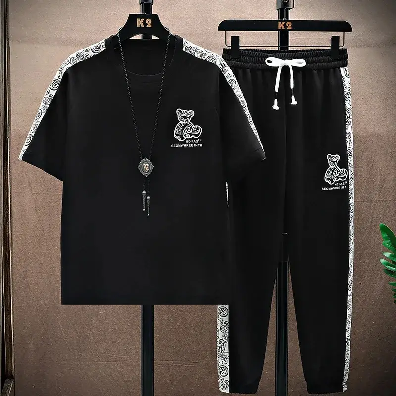 Drop Shoulder Mash Jersey Combo – Oversized T‑Shirt + Trouser Set | সারা দিন স্টাইল & আরাম - Image 5